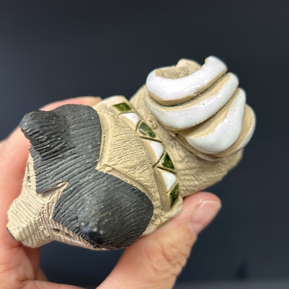 Vintage retired ARTESANIA RINCONADA hand made Husky figure Made in Uru… - Picture 6 of 7